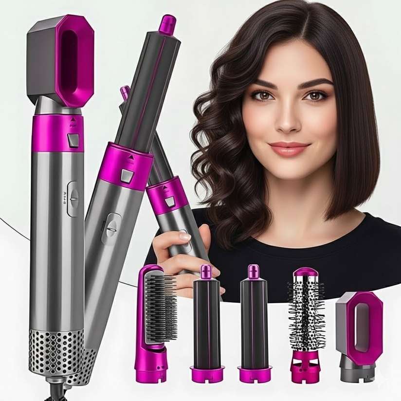 Shopsy Hubone 5-in-1 Hot Air Brush Hair Dryer - Image 2