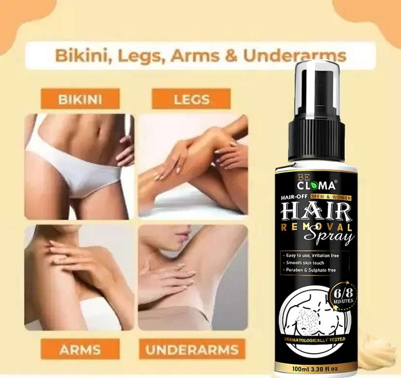 Shopsy Becloma Hair Removal Cream Spray for Men, 125ml - Image 4