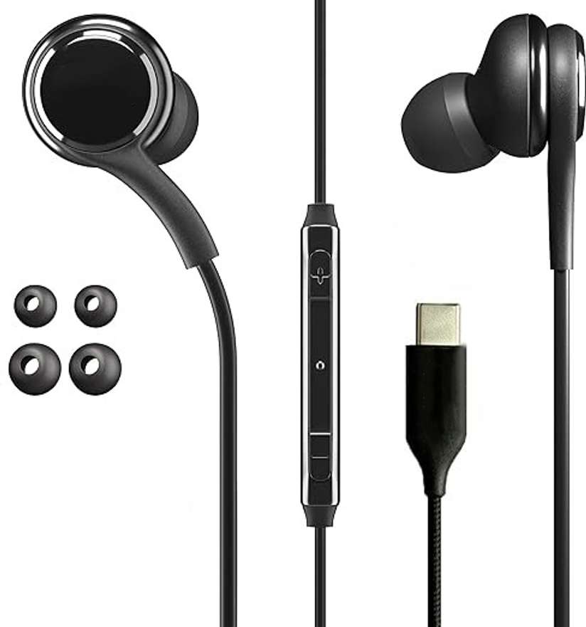 Original Type-C Earphones – Premium Sound, Hands-Free Calling, Durable  Cable Wired Headset