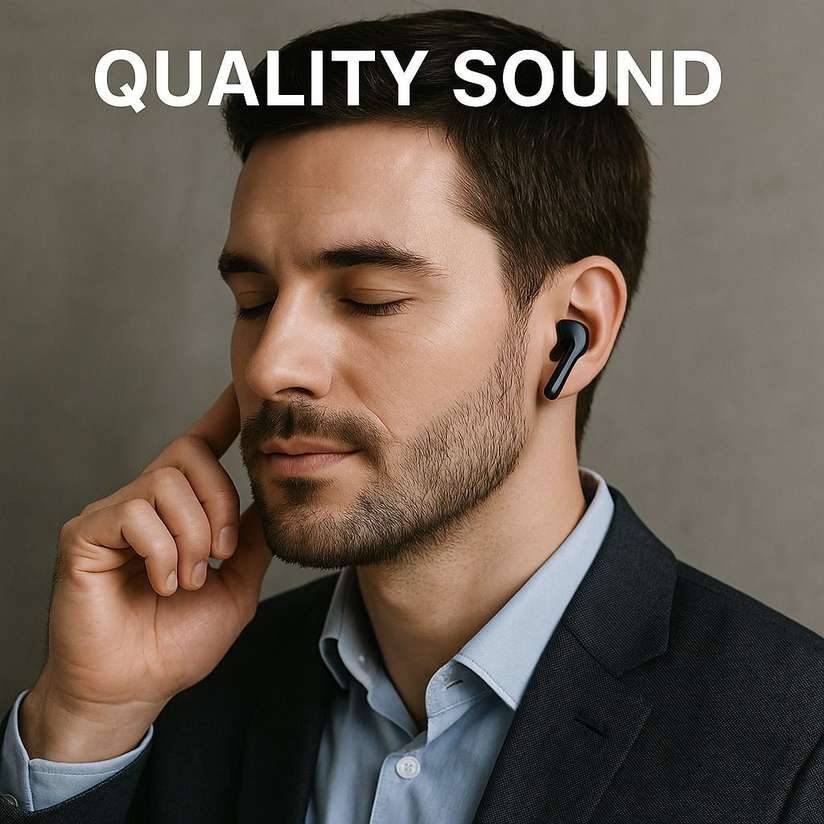 NS WORLD A PRO 6 Airbud Tws | Power|HD Sound | BT Earbuds |Mic & Touch Controls Headphone Bluetooth Price in India - Buy NS WORLD A PRO 6 Airbud Tws | Power|HD Sound | BT Earbuds |Mic & Touch Controls Headphone Bluetooth Online - NS WORLD : Shopsy.in - Image 3