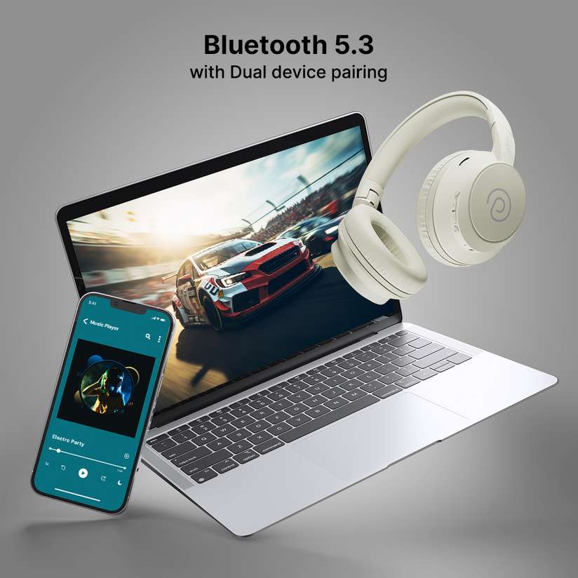 PTron Studio Evo w/ Dual-Device Pairing, 70Hrs Playtime, Pristine Audio, Clear Calls Bluetooth Price in India - Buy PTron Studio Evo w/ Dual-Device Pairing, 70Hrs Playtime, Pristine Audio, Clear Calls Bluetooth Online - PTron : Shopsy.in - Image 7