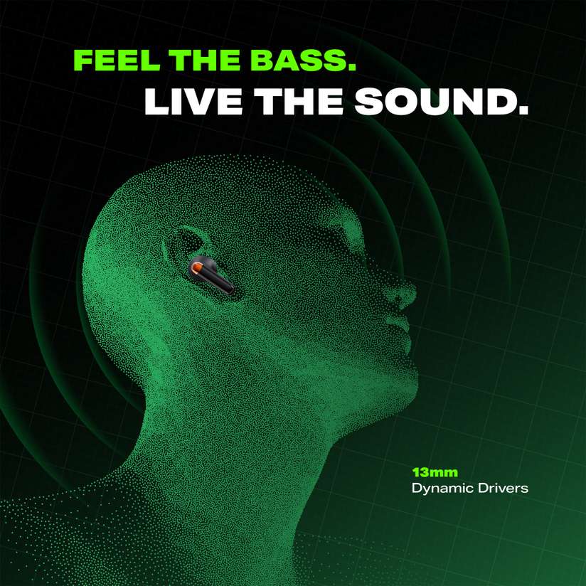 Shopsy Infinix Buds Neo (XE26) TWS Earbuds with ENC, Game Mode, - Image 8