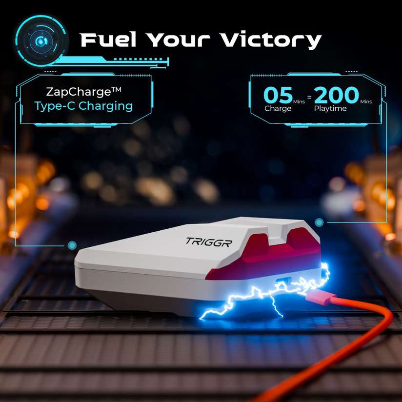Shopsy TRIGGR Kraken X4 TWS Earbuds, 13mm Drivers, 60H Battery - Image 8