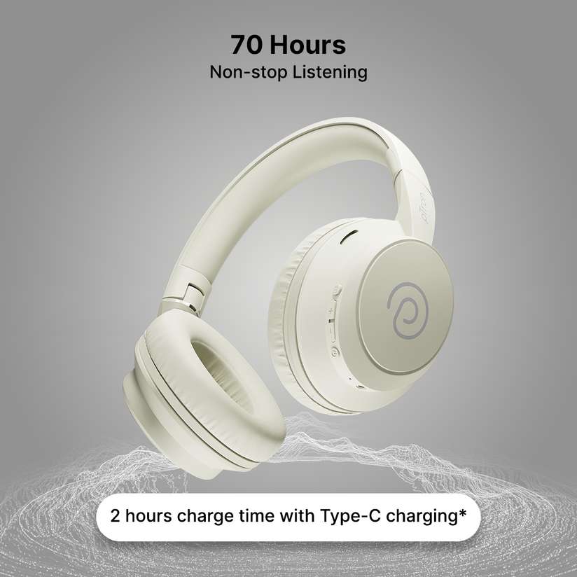 PTron Studio Evo w/ Dual-Device Pairing, 70Hrs Playtime, Pristine Audio, Clear Calls Bluetooth Price in India - Buy PTron Studio Evo w/ Dual-Device Pairing, 70Hrs Playtime, Pristine Audio, Clear Calls Bluetooth Online - PTron : Shopsy.in - Image 5
