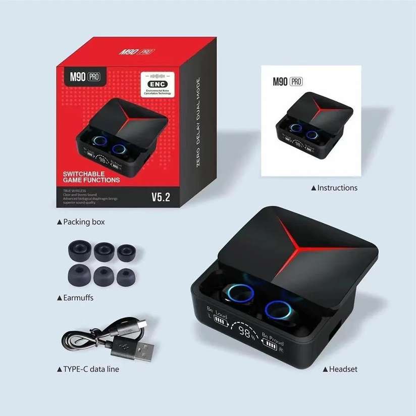 Shopsy GUGGU M90 Pro TWS Wireless Earbuds - Image 4