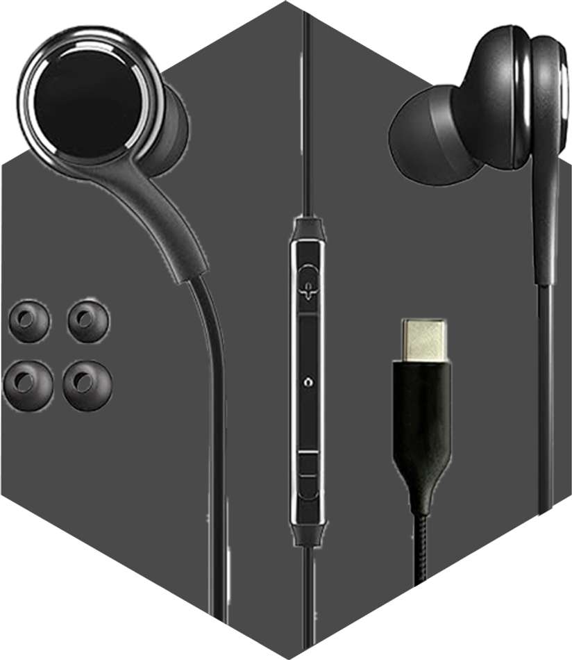 Original Type-C Wired Earphones – Hi-Res Audio, Deep Bass, Mic Support  Wired Headset