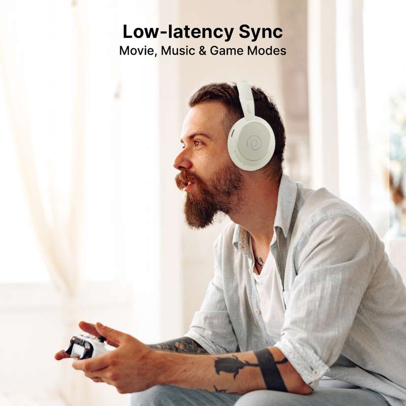 PTron Studio Evo w/ Dual-Device Pairing, 70Hrs Playtime, Pristine Audio, Clear Calls Bluetooth Price in India - Buy PTron Studio Evo w/ Dual-Device Pairing, 70Hrs Playtime, Pristine Audio, Clear Calls Bluetooth Online - PTron : Shopsy.in - Image 6