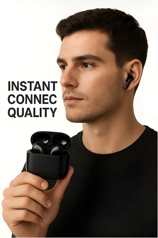 NS WORLD A PRO 6 Airbud Tws | Power|HD Sound | BT Earbuds |Mic & Touch Controls Headphone Bluetooth Price in India - Buy NS WORLD A PRO 6 Airbud Tws | Power|HD Sound | BT Earbuds |Mic & Touch Controls Headphone Bluetooth Online - NS WORLD : Shopsy.in - Image 6
