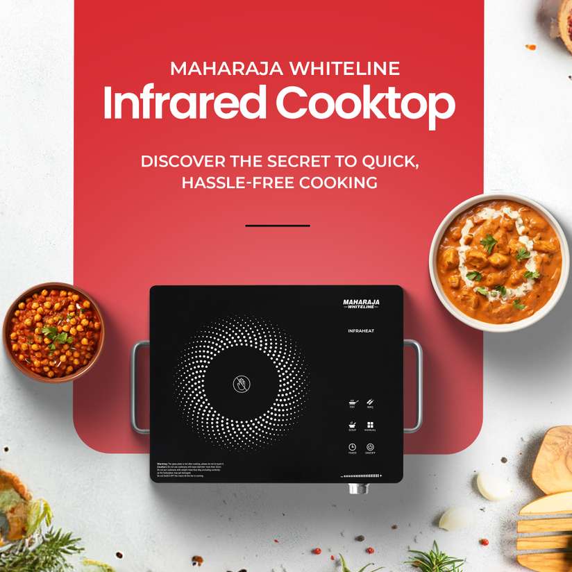 MAHARAJA WHITELINE 2200 W Infrared Cooktop Touch Panel - Buy MAHARAJA WHITELINE 2200 W Infrared Cooktop Touch Panel Online at best price in India : Shopsy.in - Image 3