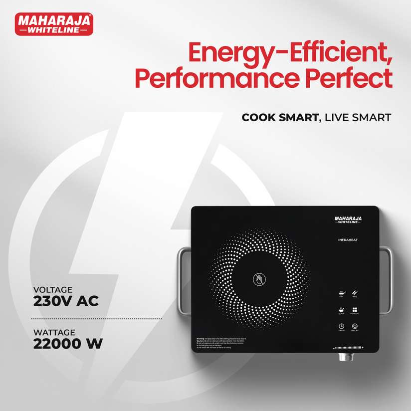 MAHARAJA WHITELINE 2200 W Infrared Cooktop Touch Panel - Buy MAHARAJA WHITELINE 2200 W Infrared Cooktop Touch Panel Online at best price in India : Shopsy.in - Image 6
