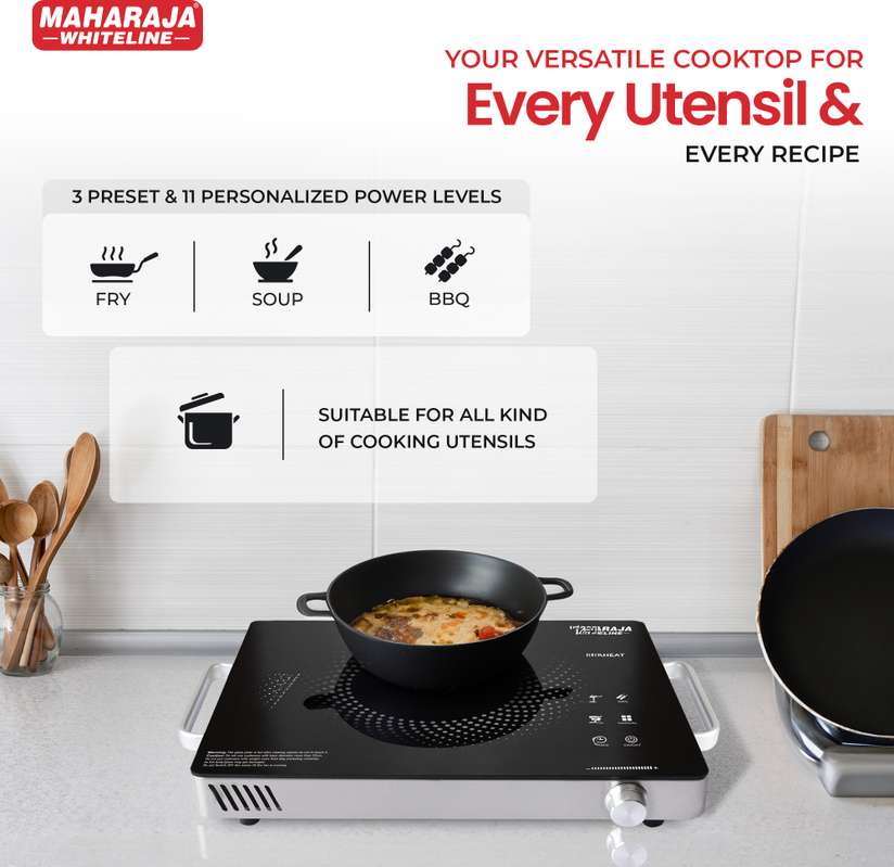 MAHARAJA WHITELINE 2200 W Infrared Cooktop Touch Panel - Buy MAHARAJA WHITELINE 2200 W Infrared Cooktop Touch Panel Online at best price in India : Shopsy.in - Image 5