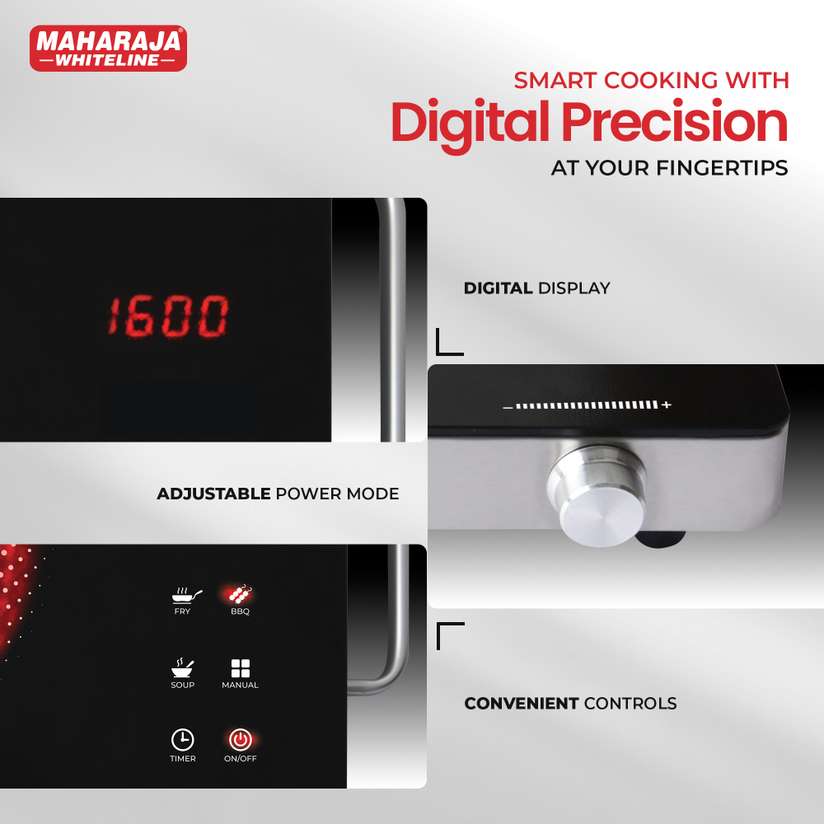 MAHARAJA WHITELINE 2200 W Infrared Cooktop Touch Panel - Buy MAHARAJA WHITELINE 2200 W Infrared Cooktop Touch Panel Online at best price in India : Shopsy.in - Image 4