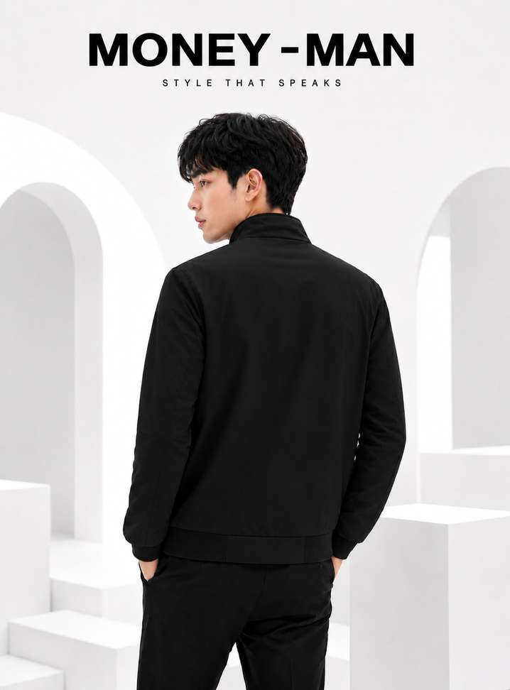 Money man Full Sleeve Colorblock Men Jacket - Buy Money man Full Sleeve Colorblock Men Jacket Online at Best Prices in India | Shopsy.in - Image 3