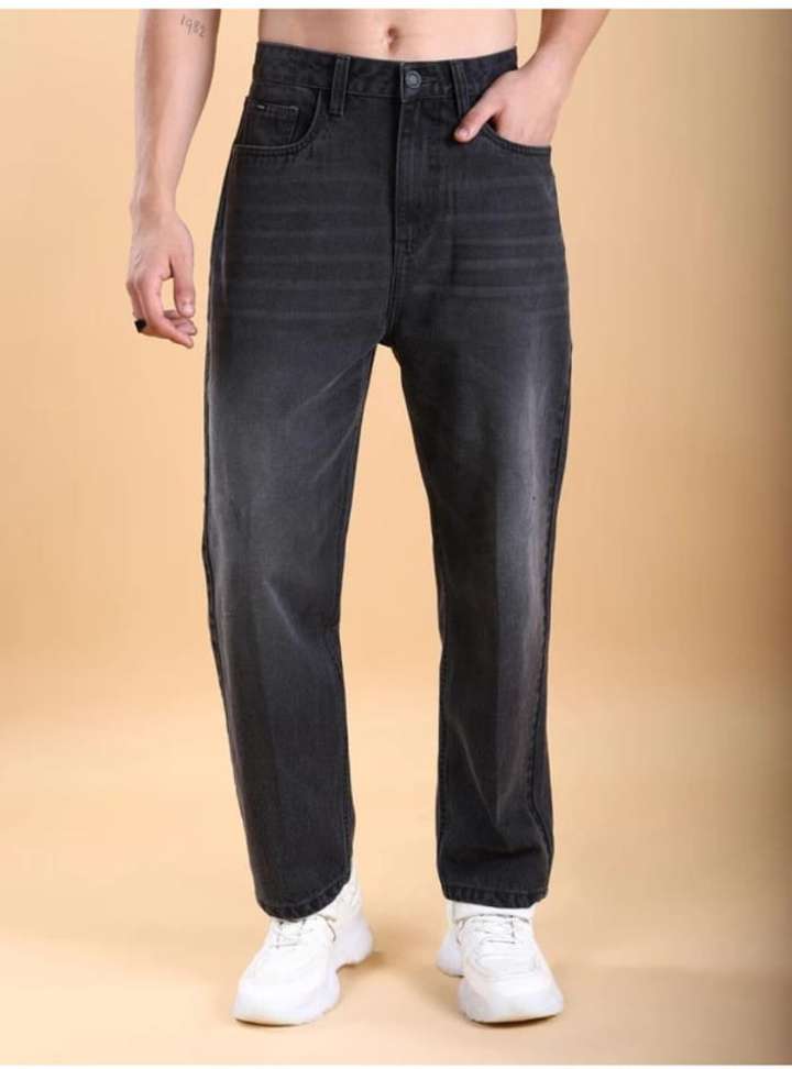 FOXIEFIT Relaxed Fit Men Dark Grey Jeans - Buy FOXIEFIT Relaxed Fit Men Dark Grey Jeans Online at Best Prices in India | Shopsy.in - Image 2