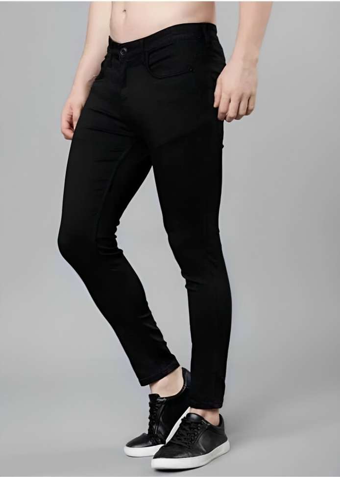 CAMFITS Slim Men Black Jeans Price in India - Buy CAMFITS Slim Men Black Jeans online at Shopsy.in - Image 3