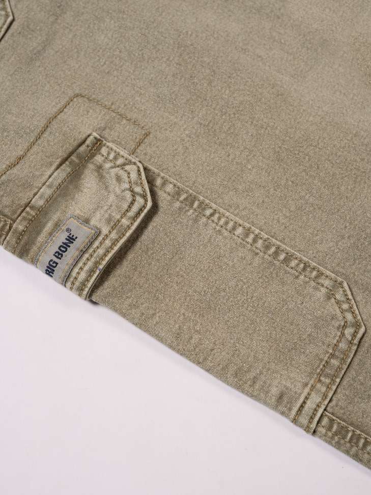 RIG BONE Men's Loose Fit Beige Jeans - Image 6