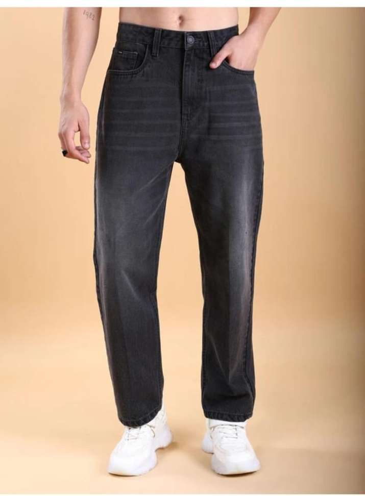 FOXIEFIT Relaxed Fit Men Dark Grey Jeans - Buy FOXIEFIT Relaxed Fit Men Dark Grey Jeans Online at Best Prices in India | Shopsy.in - Image 5