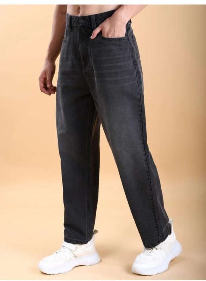 FOXIEFIT Relaxed Fit Men Dark Grey Jeans - Buy FOXIEFIT Relaxed Fit Men Dark Grey Jeans Online at Best Prices in India | Shopsy.in - Image 4
