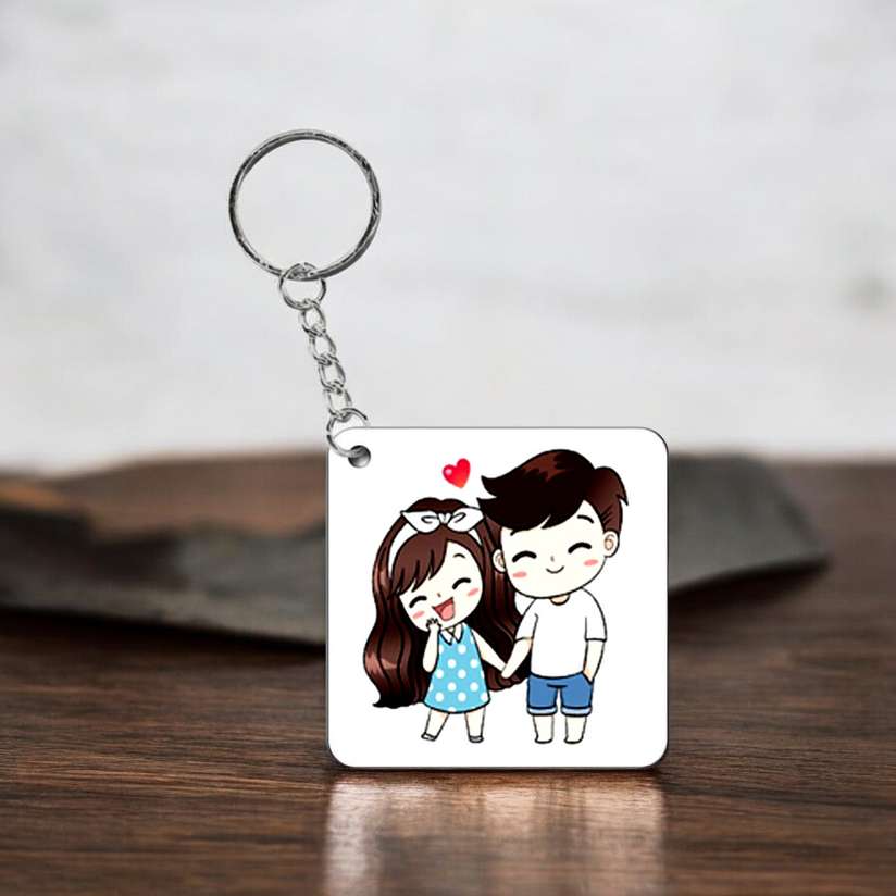 Couple Kissing Keychain Custom Keychain Couples Kissing Couple ...