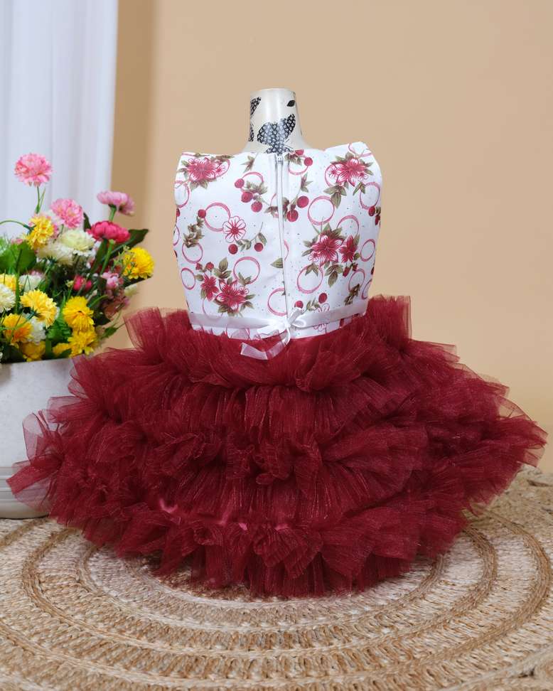 Shopsy HIPPOSIPPO Baby Girls Below Knee Party Dress - Image 4