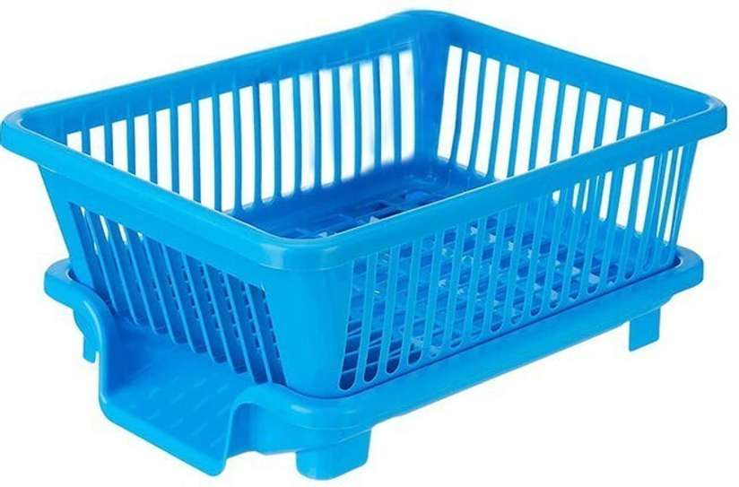 3-in-1 Plastic Kitchen Sink Dish Drainer Drying Rack Washing