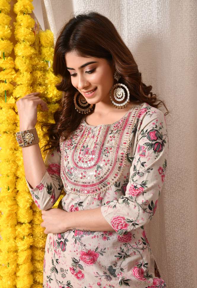 Shopsy BKApparels Women Embroidered Straight Kurta - Image 2