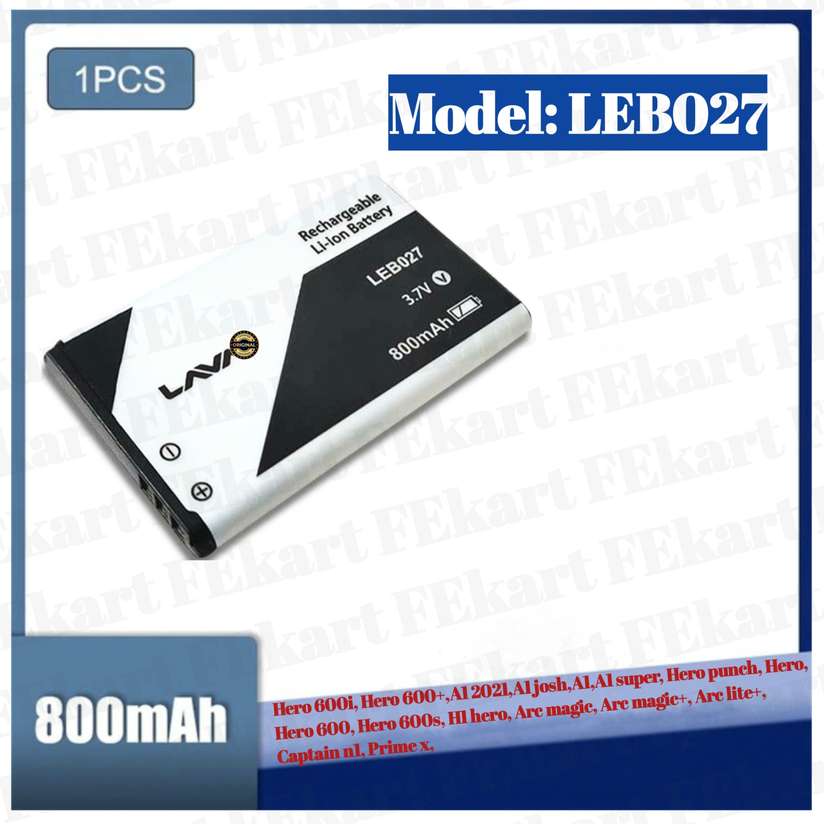 Lithium Ion Lava Iris 60 Battery Jual Baterai HP Lava Iris Leb111