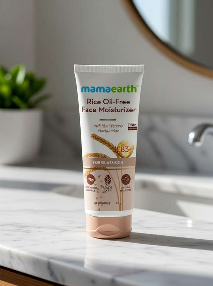 Mamaearth Rice Oil-Free Face Moisturizer 80g