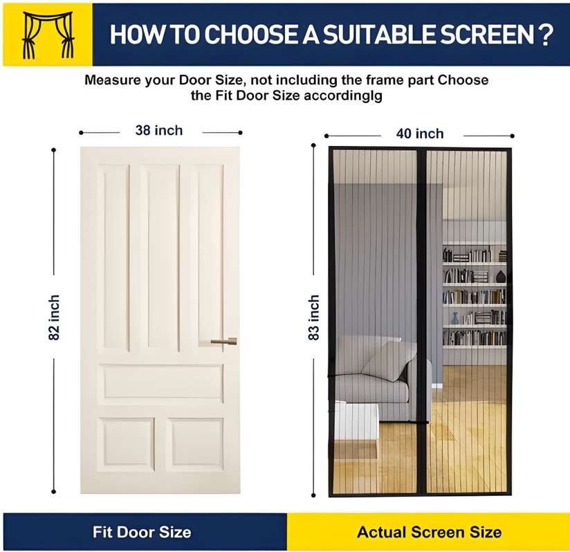 Twolight Auto-Closing Magnetic Door Polyester Washable Adults Mosquito Net Price in India - Buy Twolight Auto-Closing Magnetic Door Polyester Washable Adults Mosquito Net online at Shopsy.in - Image 5