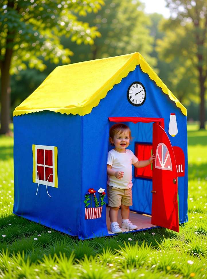 Mintorsi Jumbo Size my house play Tent House For Kids Price in India - Buy Mintorsi Jumbo Size my house play Tent House For Kids online at Shopsy.in - Image 2
