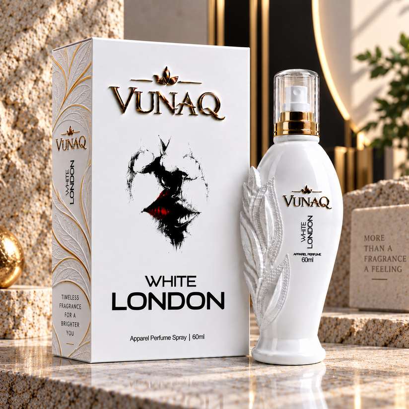 Shopsy VUNAQ White London Perfume Spray 60ml Unisex Eau de Parfum - Image 2