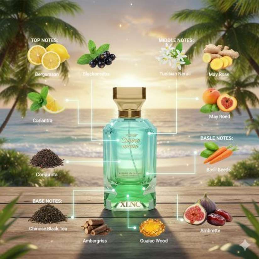 Buy XLNC Citrine Wave-100 Perfume - 100 ml Online In India | Shopsy.in - Image 4