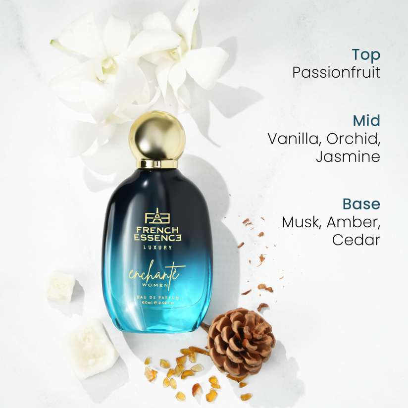 Eau de Parfum enchantée loin. Eau de Parfum enchantée loin. FRENCH ESSENCE Luxury Enchante Scent