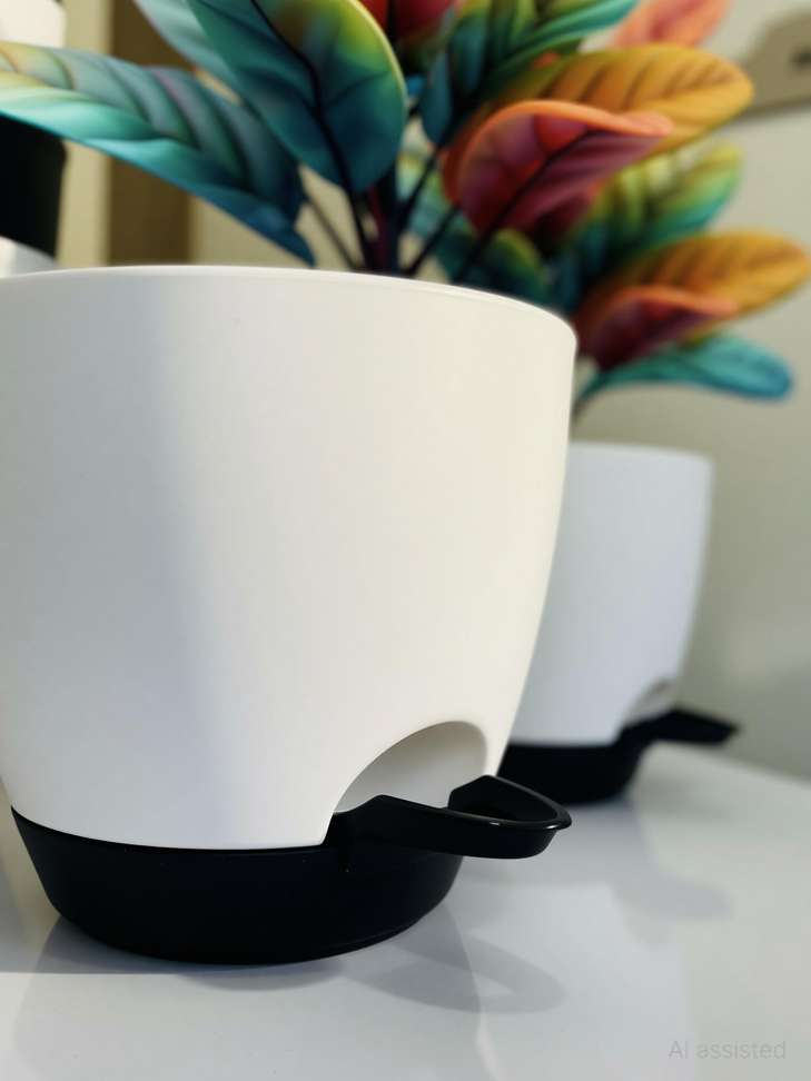 Shopsy TechHark Self Watering Pots Set for Home Decoration - Image 4