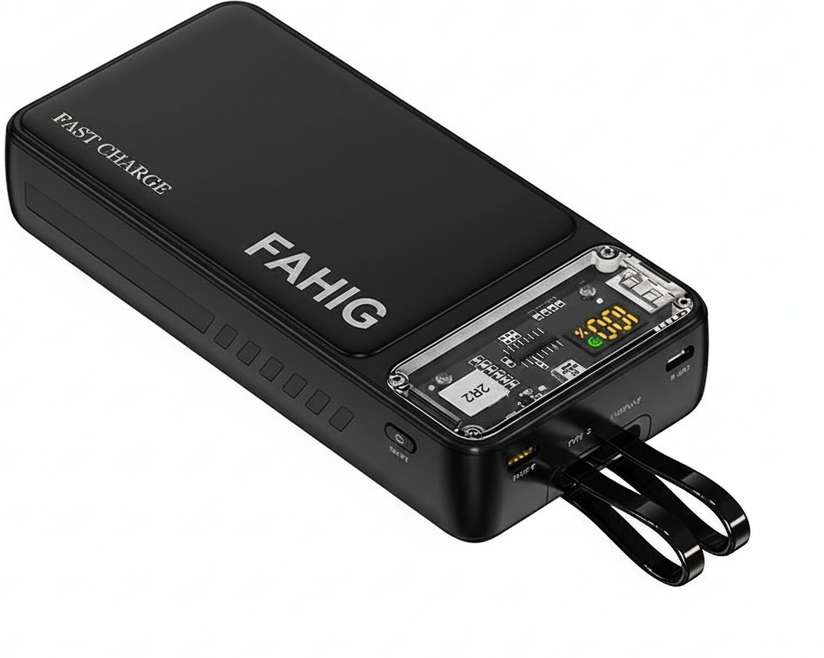 FAHIG 30000 mAh Power Bank (22.5 W, Fast Charging, Power Delivery 2.0, Quick Charge 2.0) Price in India - Buy FAHIG 30000 mAh Power Bank (22.5 W, Fast Charging, Power Delivery 2.0, Quick Charge 2.0) online at Shopsy.in - Image 5
