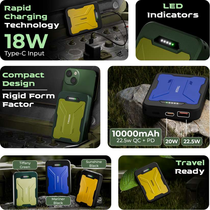 Shopsy TRIGGR 10000 mAh 22.5W Compact Power Bank - Image 3