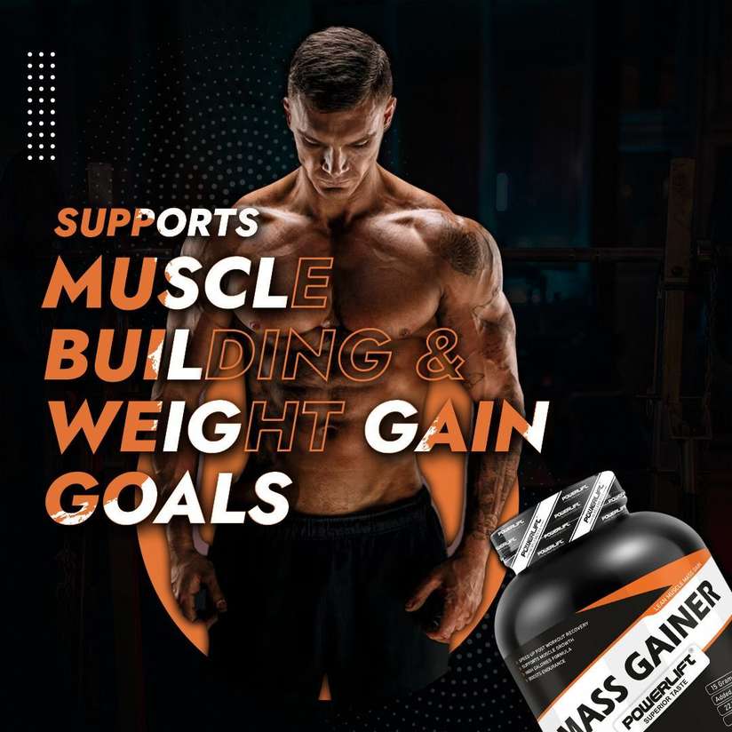 Shopsy POWERLIFT Weight Gainer with Shaker - Image 3