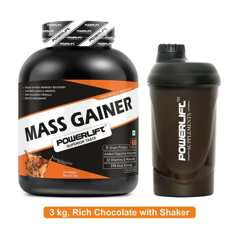 Shopsy POWERLIFT Weight Gainer with Shaker - Image 2