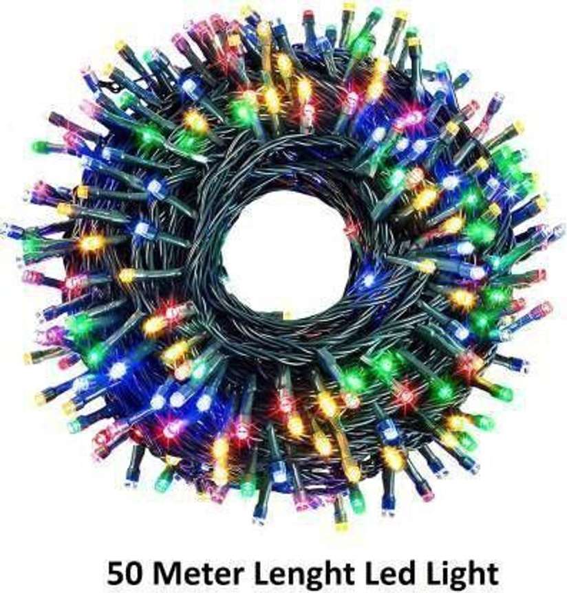 Aj Enterprises 400 LEDs 50.8 m Multicolor Color Changing, Flickering, Steady String Rice Lights Price in India - Buy Aj Enterprises 400 LEDs 50.8 m Multicolor Color Changing, Flickering, Steady String Rice Lights online at Shopsy.in - Image 4