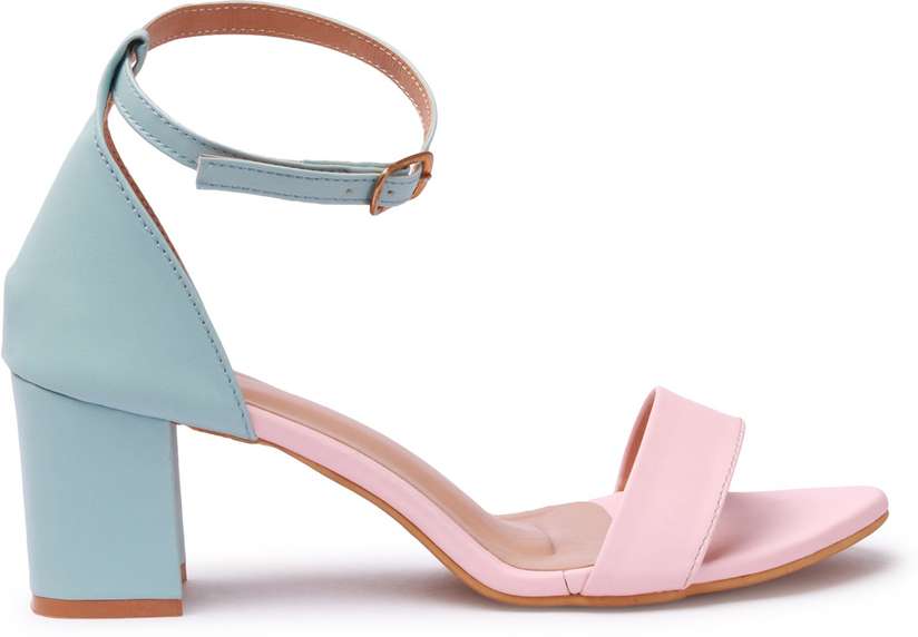 Women Pink, Blue Heels Price in India Buy Women Pink, Blue Heels