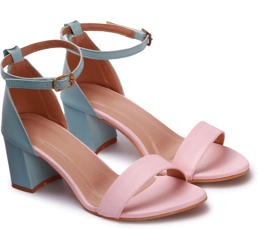 Women Pink, Blue Heels
