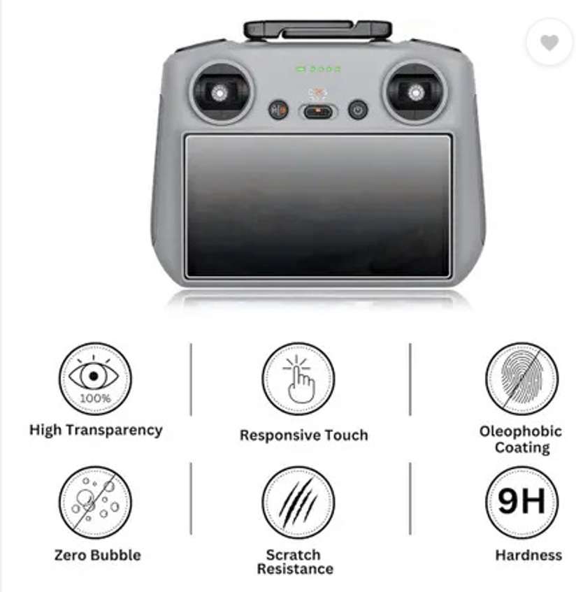 Pranshi Tempered Glass Guard for DJI Inspire 3 DJI RC Plus Camera Drones | 4K HDR Video | 48MP Camera | Compact Foldable Drones | Travel & Vlogging - Pranshi : Shopsy.in - Image 3