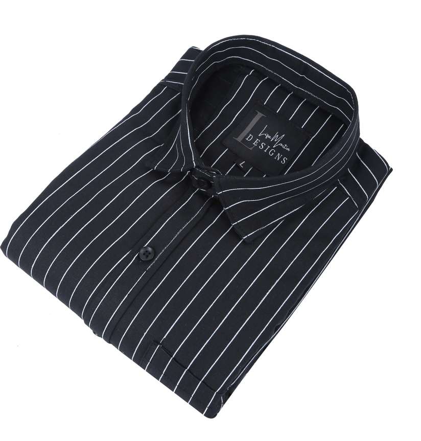 TIGERSNAKE Men Self Design Casual Black Shirt Price in India - Buy TIGERSNAKE Men Self Design Casual Black Shirt online at Shopsy.in - Image 6