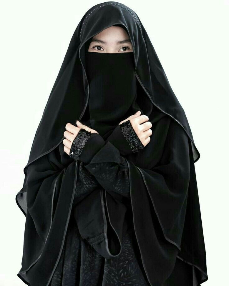 abaya nose piece hijab