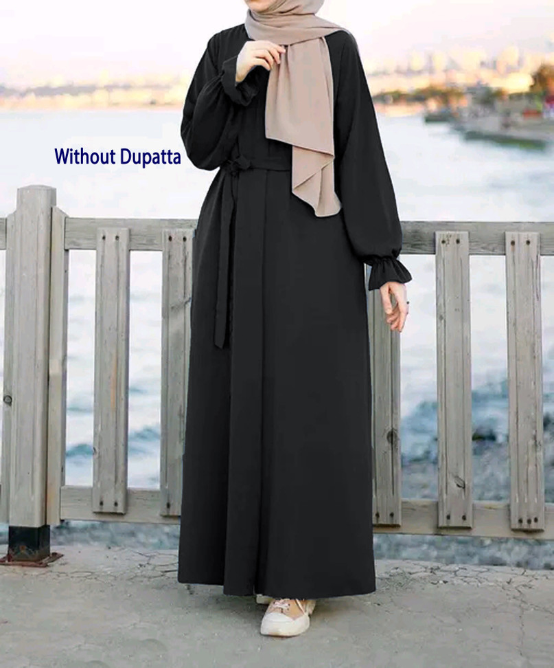 black colour hijab