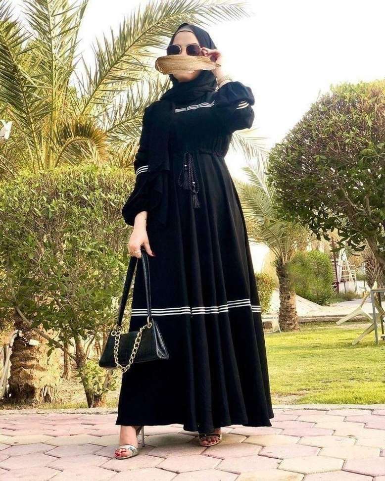 Arabic Abaya Burqa Pattern Stylish Burqa Design Arabian Style
