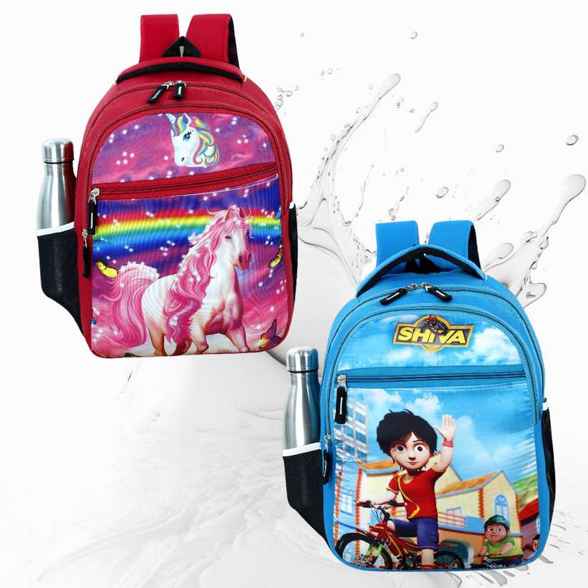 Kids Backpack Combo Kids School Bag Kids Backpack for Girls Boys 22 L  Backpack