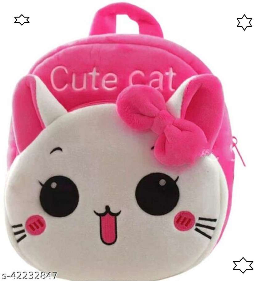 Cute Cat Bag Soft Material Plush Backpack Children's Gift Boy/Girl