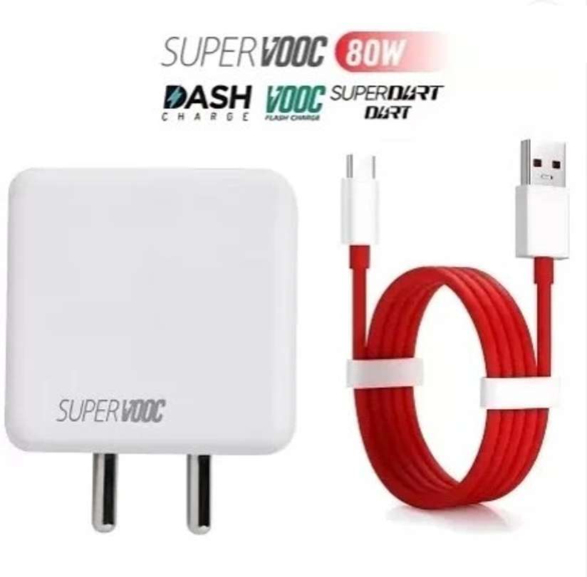 80W Dash 6A Mobile VOOC DART Dash Charger with Type C Cable