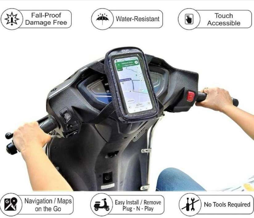 Disu enterprises Mobile Holder Pouch Bag for Scooty Activa Jupiter